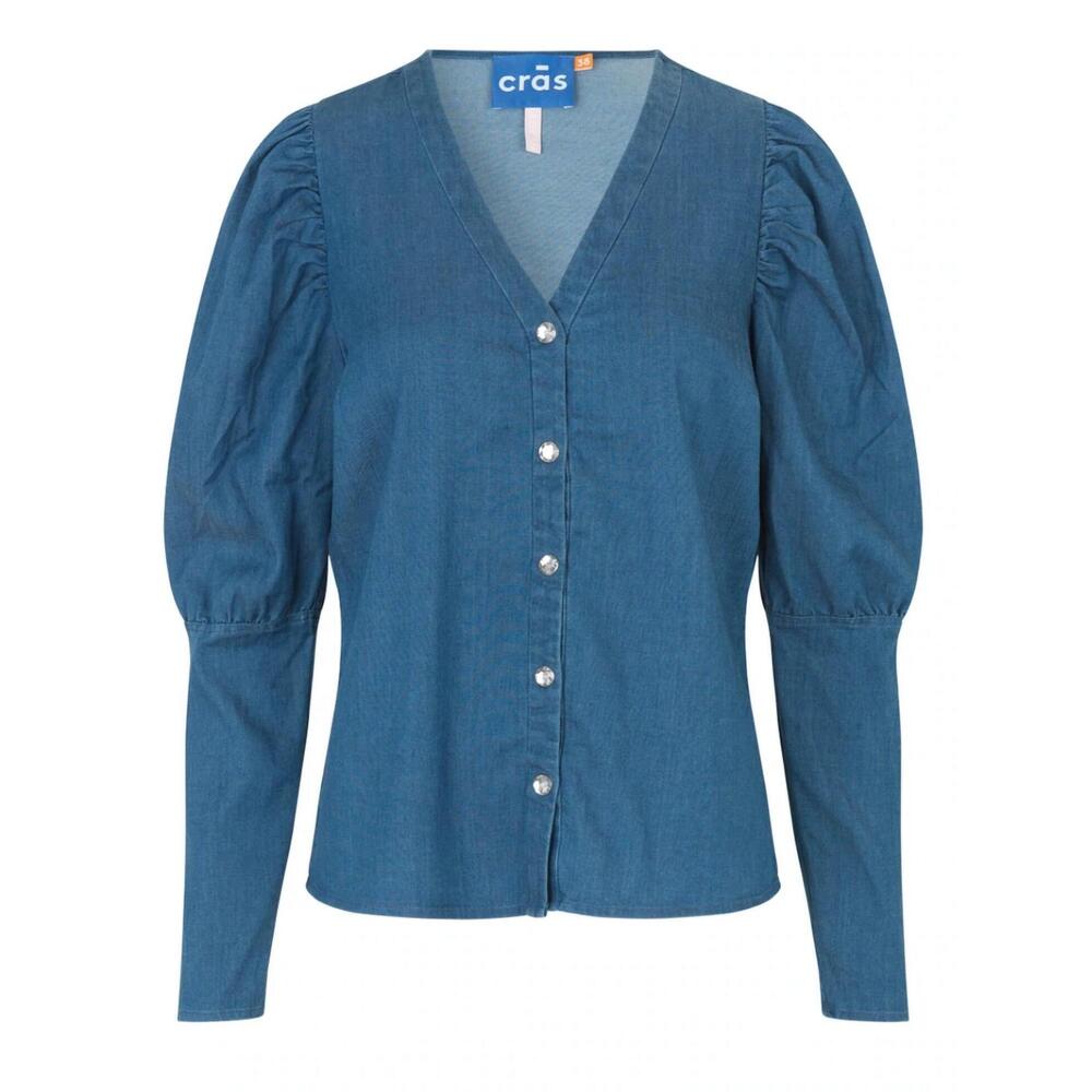 NEW CRAS enya shirt in denim